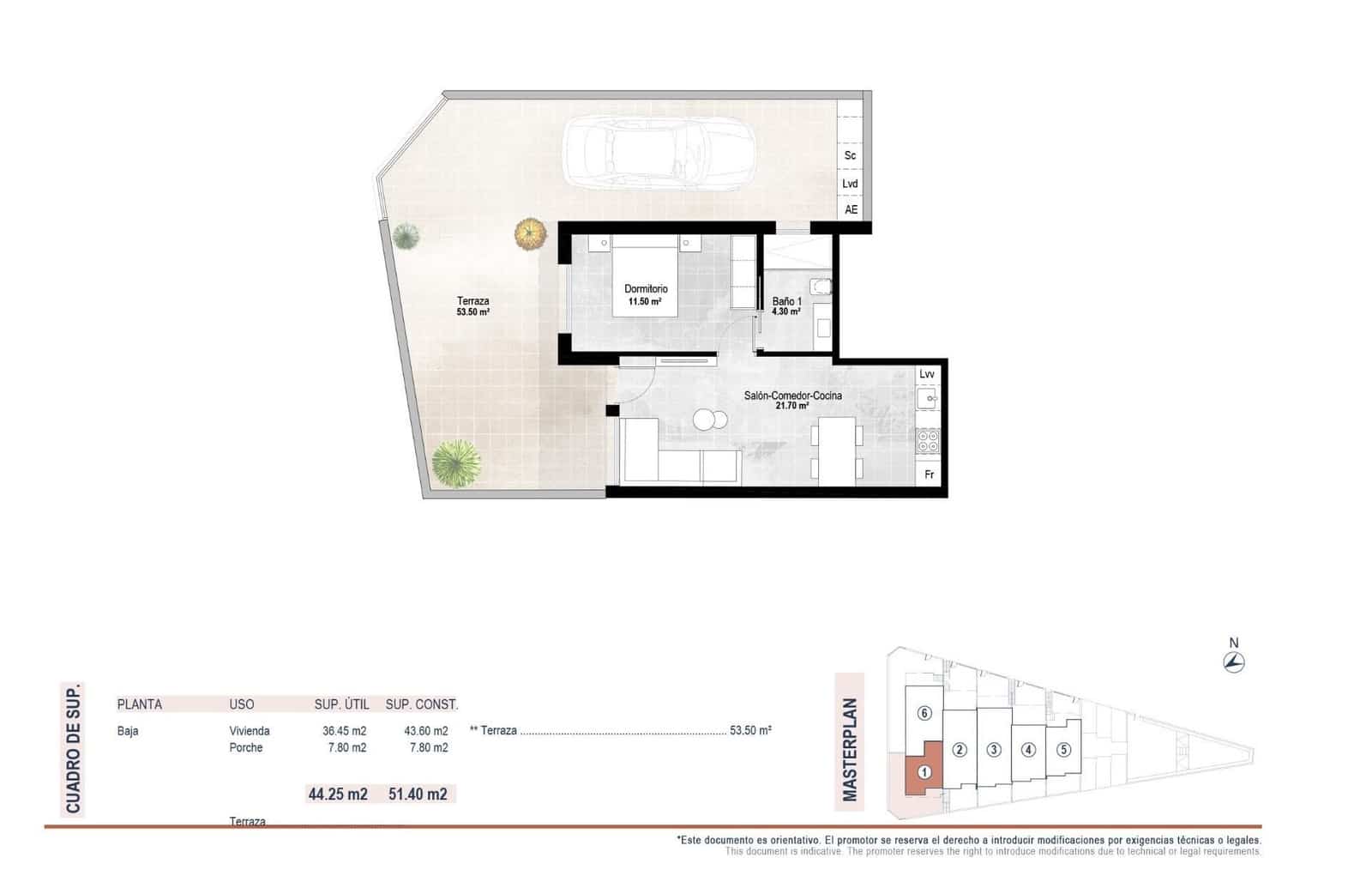 1 slaapkamer Bungalow te koop in San Pedro del Pinatar met zwembad - € 149.900 (Ref: 9830795)