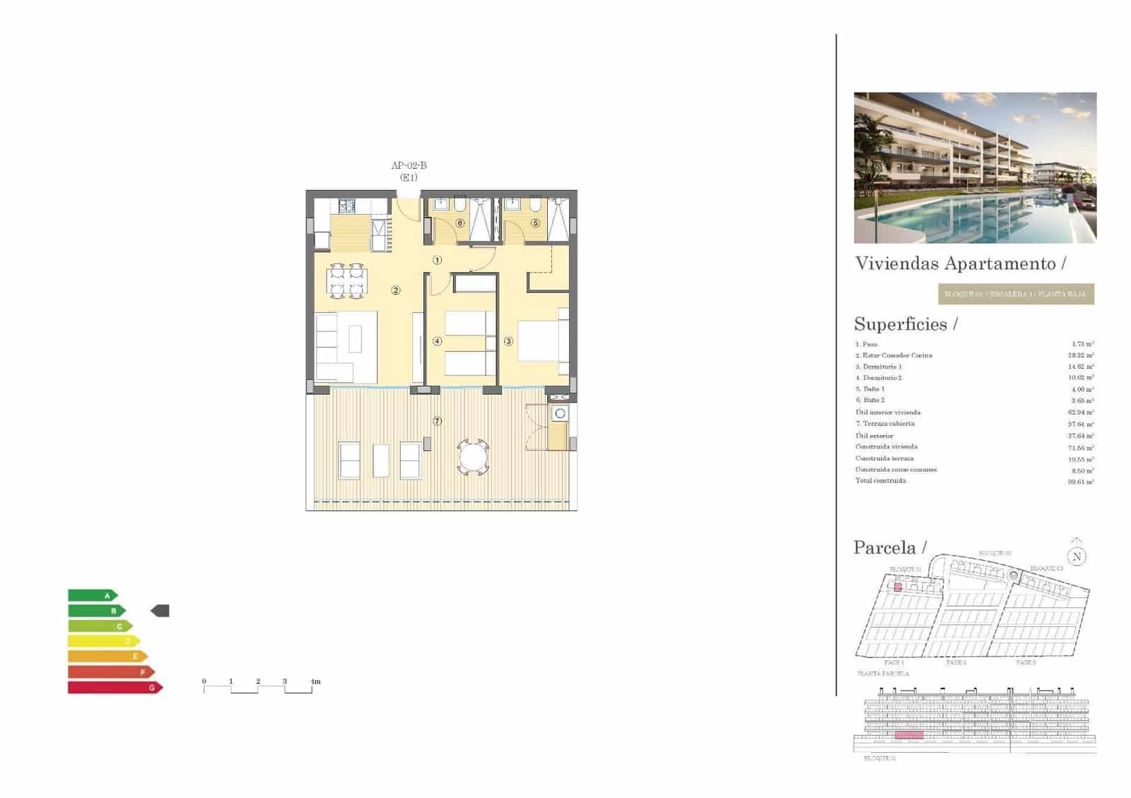 2 slaapkamer Appartement te koop in Muchamiel / Mutxamel met zwembad - € 282.000 (Ref: 9830830)