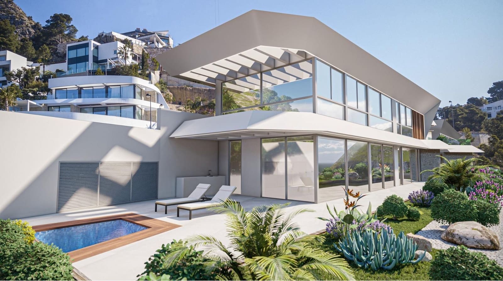 4 soveværelse Villa til salg i Calpe / Calp med swimmingpool - € 2.650.000 (Ref: 9842667)