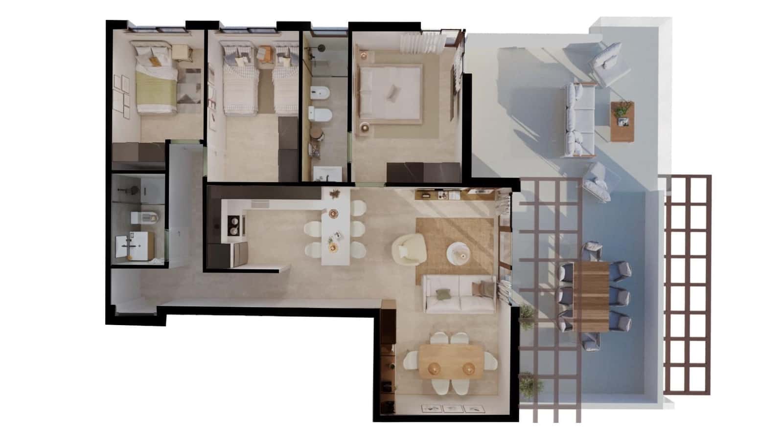 3 bedroom Apartment for sale in Vera with pool - € 315,000 (Ref: 9849087)
