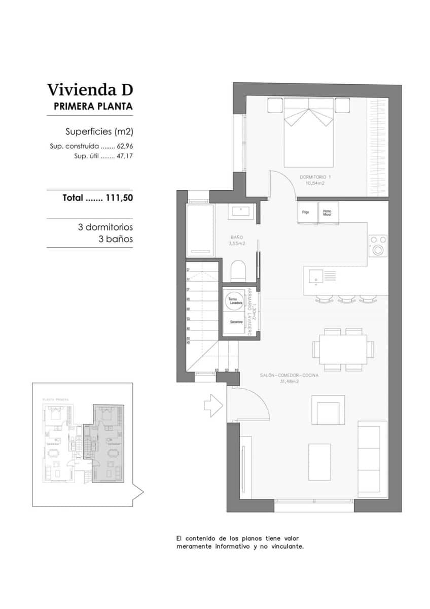 3 bedroom Penthouse for sale in Benejuzar - € 225,570 (Ref: 9849107)