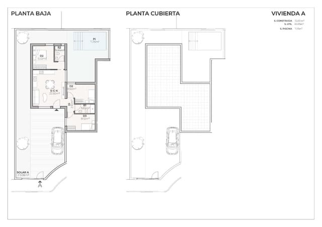 3 sypialnia Willa na sprzedaż w Mazarrón z basenem - 269 900 € (Ref: 9962194)