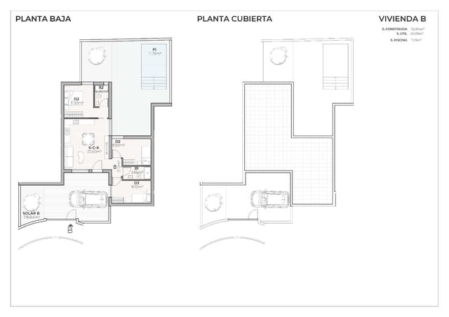 3 bedroom Townhouse for sale in Mazarrón with pool - € 259,900 (Ref: 9962195)