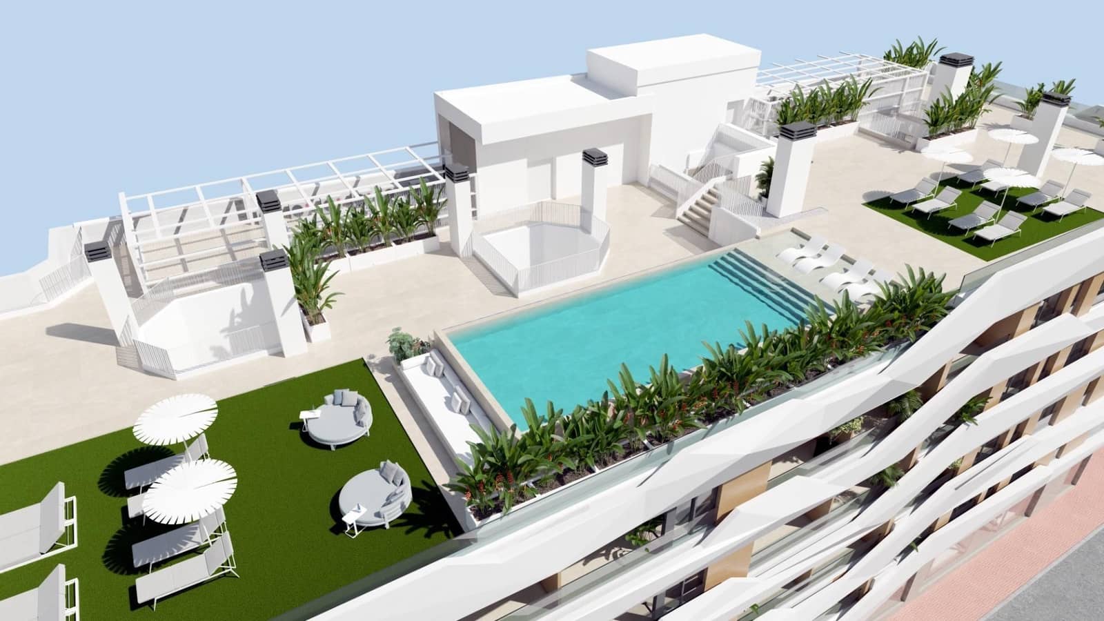 2 soveværelse Lejlighed til salg i Guardamar del Segura med swimmingpool - € 341.000 (Ref: 9984437)
