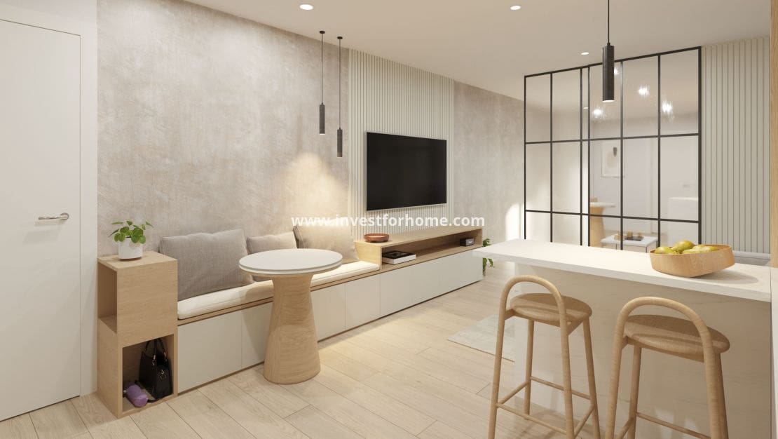 1 makuuhuone Huoneisto myytävänä paikassa Guardamar del Segura mukana uima-altaan - 149 500 € (Ref: 10158445)