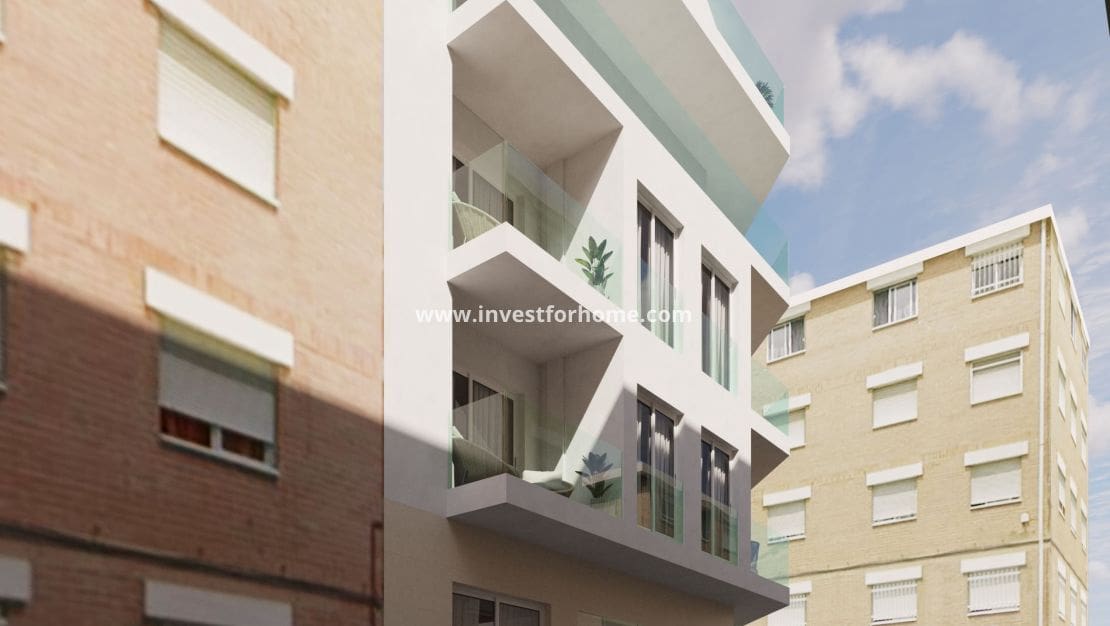1 makuuhuone Huoneisto myytävänä paikassa Guardamar del Segura mukana uima-altaan - 149 500 € (Ref: 10158445)