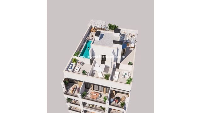 2 makuuhuone Huoneisto myytävänä paikassa Centro, Torrevieja mukana uima-altaan - 240 000 € (Ref: 10158448)