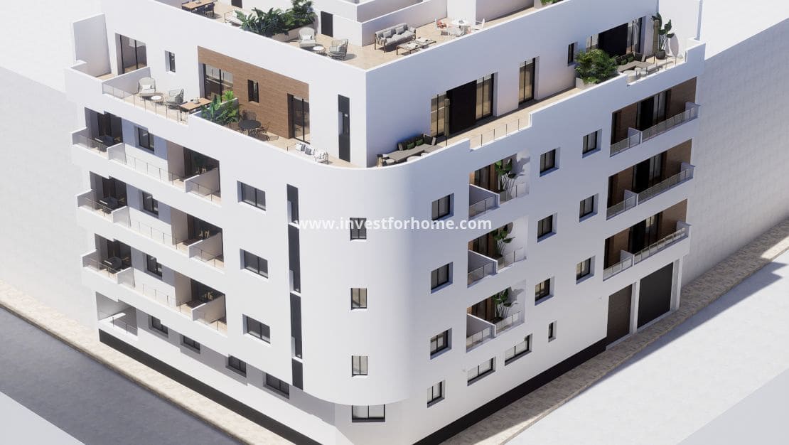 1 makuuhuone Huoneisto myytävänä paikassa Torrevieja mukana 
autotalli - 179 000 € (Ref: 10158449)