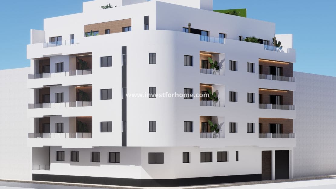 1 makuuhuone Huoneisto myytävänä paikassa Torrevieja mukana 
autotalli - 179 000 € (Ref: 10158449)