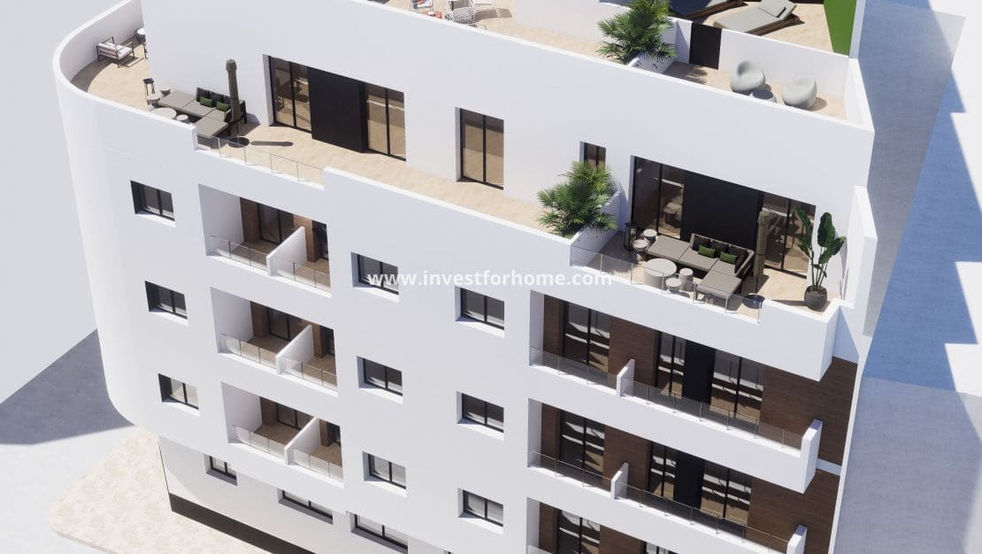 1 makuuhuone Huoneisto myytävänä paikassa Torrevieja mukana 
autotalli - 179 000 € (Ref: 10158449)