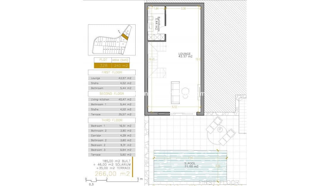 3 camera da letto Villa in vendita in Orihuela Costa con piscina - 549.900 € (Rif: 8188701)