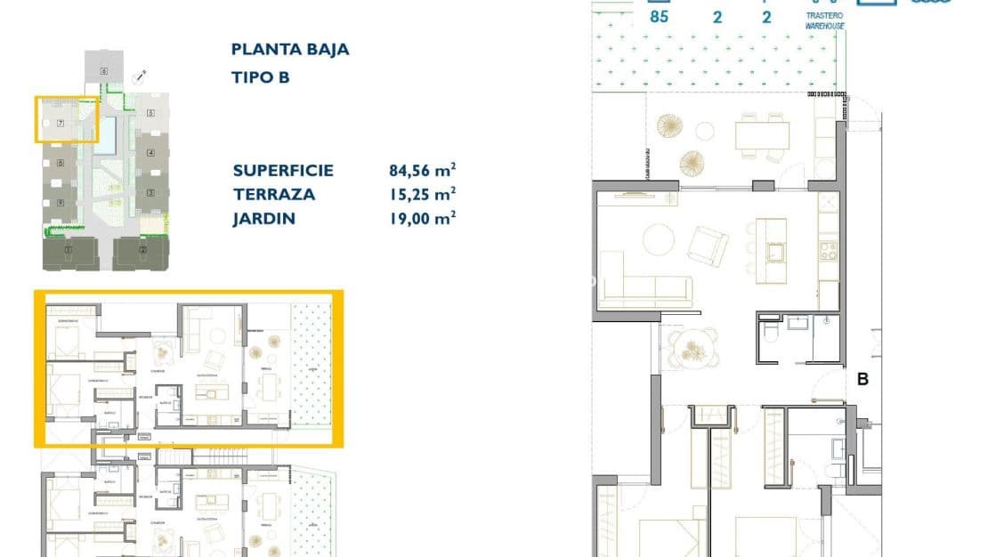2 Zimmer Apartment zu verkaufen in San Pedro del Pinatar mit Pool - 254.900 € (Ref: 9244406)