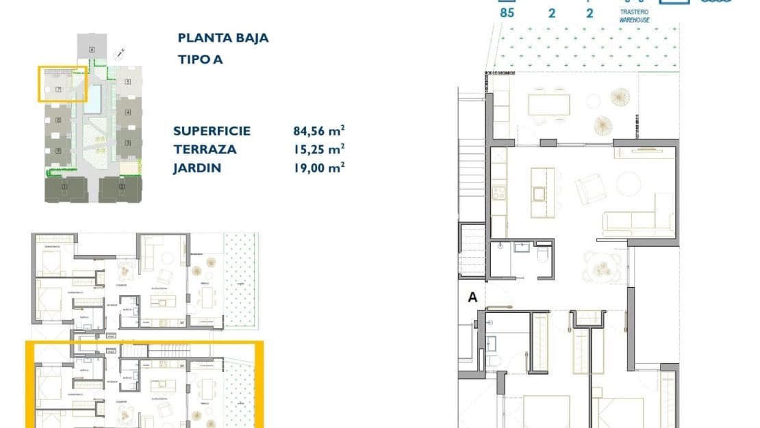 2 Zimmer Apartment zu verkaufen in San Pedro del Pinatar mit Pool - 254.900 € (Ref: 9244406)