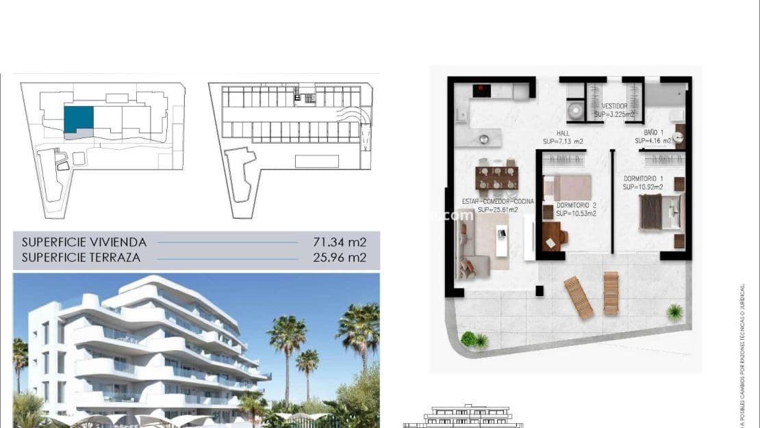 2 slaapkamer Appartement te koop in Pilar de la Horadada met zwembad - € 365.000 (Ref: 9244415)