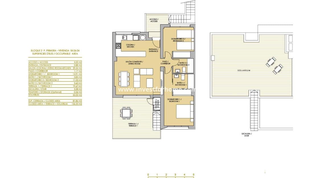 2 Zimmer Bungalow zu verkaufen in Orihuela Costa mit Pool - 299.900 € (Ref: 9244428)