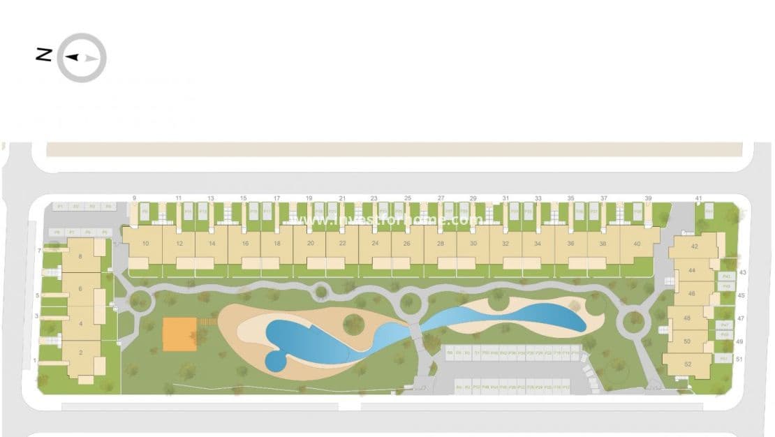 2 Zimmer Bungalow zu verkaufen in Orihuela Costa mit Pool - 299.900 € (Ref: 9244428)