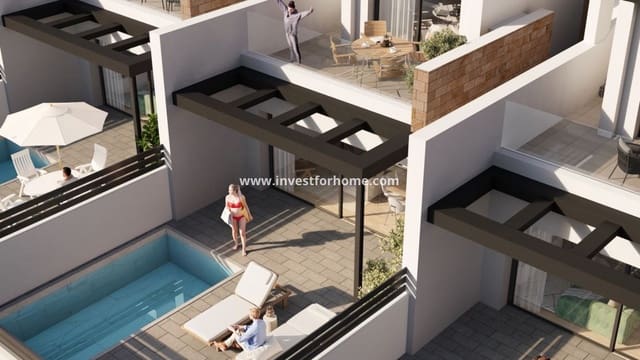 3 chambre Villa/Maison à vendre à Aguas Nuevas, Torrevieja avec piscine - 459 900 € (Ref: 9244436)