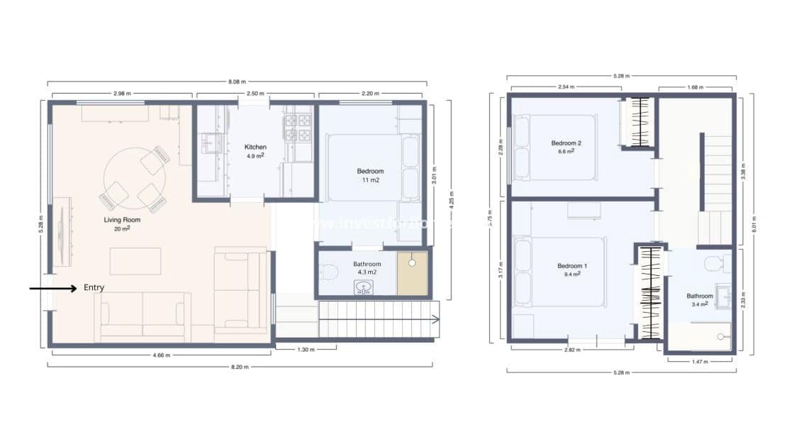 3 bedroom Townhouse for sale in Orihuela Costa with pool - € 185,000 (Ref: 9417425)
