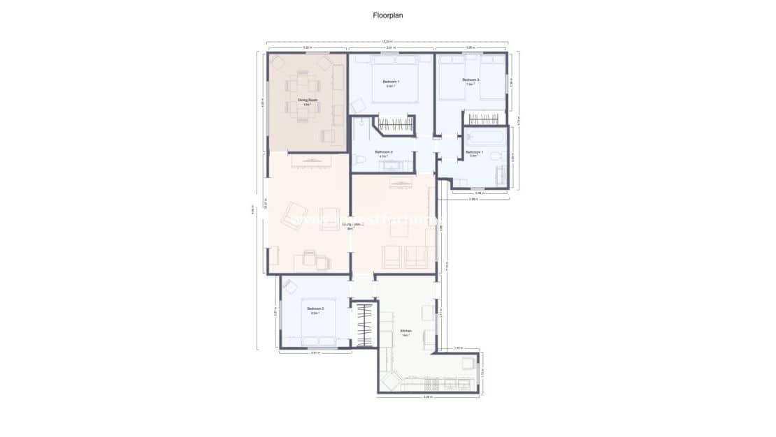 3 sypialnia Willa na sprzedaż w Los Balcones z basenem - 405 000 € (Ref: 9606605)