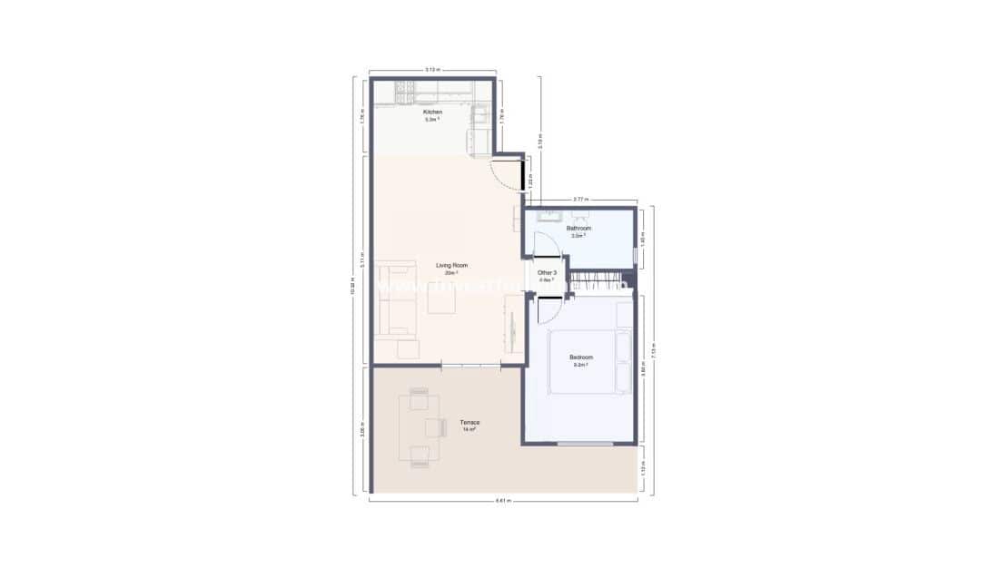 1 sovrum Lägenhet till salu i Villamartin med pool - 155 000 € (Ref: 9730816)