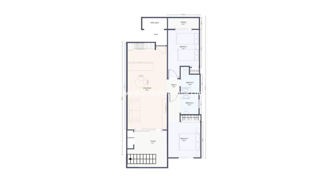 Apartamento de 2 habitaciones en El Raso en venta con piscina - 325.000 € (Ref: 9810390)
