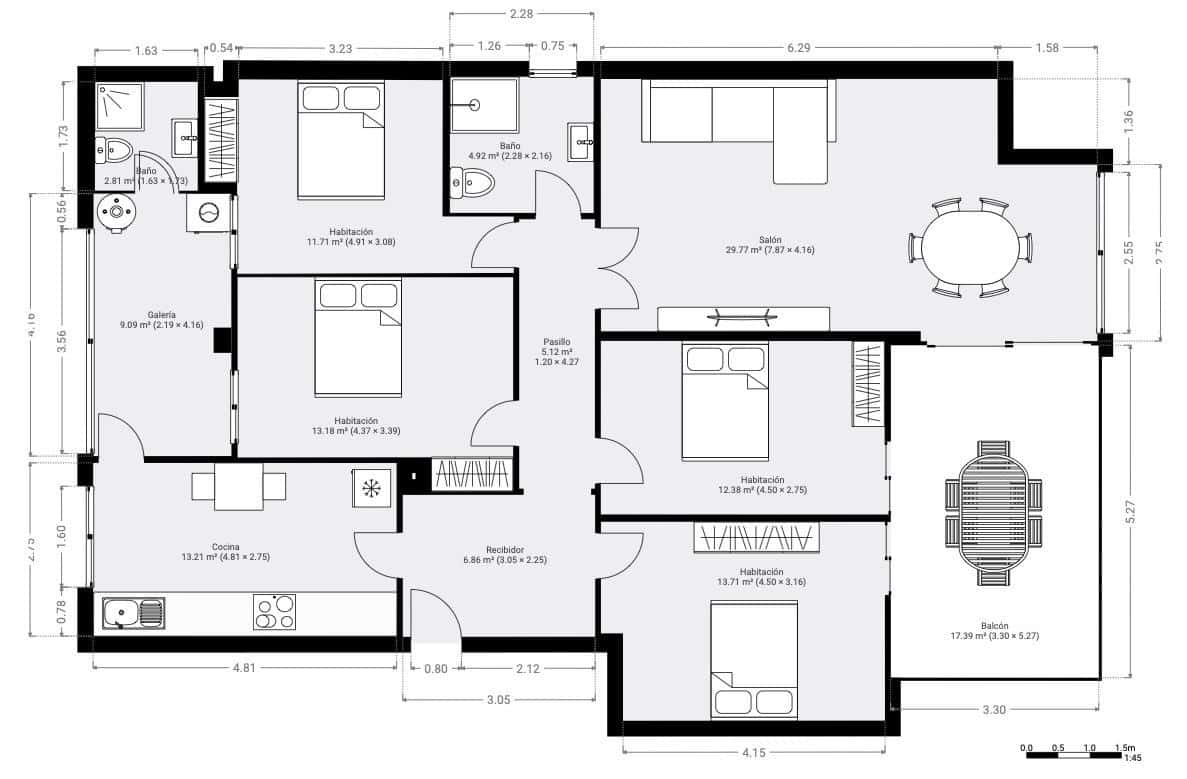4 sovrum Lägenhet till salu i Santa Pola med garage - 630 000 € (Ref: 10088715)