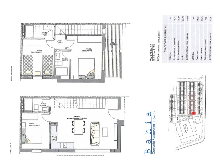 3 soverom Bungalow til salgs i Gran Alacant med svømmebasseng - € 350 000 (Ref: 7414806)