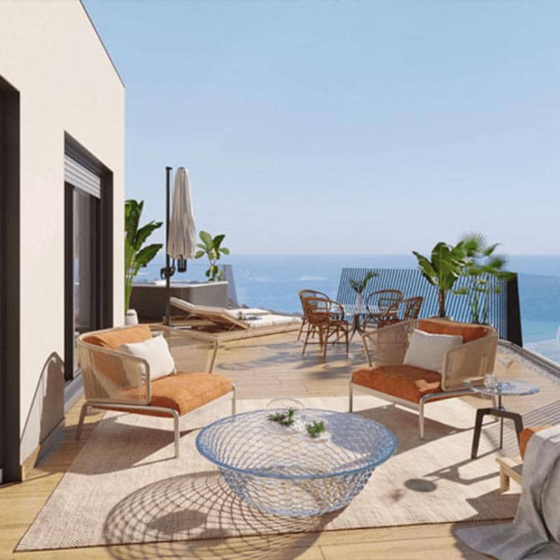 2 chambre Appartement à vendre à La Villajoyosa / Vila Joiosa avec piscine - 715 000 € (Ref: 7458351)