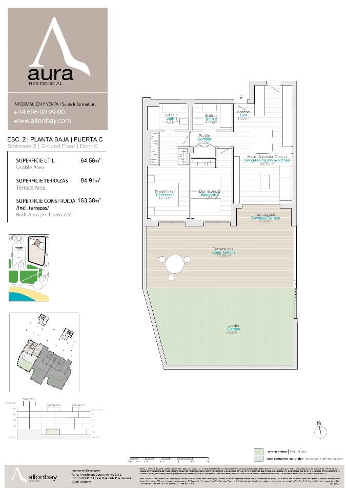 2 chambre Appartement à vendre à La Villajoyosa / Vila Joiosa avec piscine - 715 000 € (Ref: 7458351)