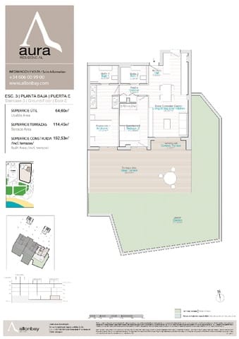 2 chambre Appartement à vendre à Platja Vila Joiosa - Platja de Torres, La Villajoyosa / Vila Joiosa avec piscine - 715 000 € (Ref: 7458351)