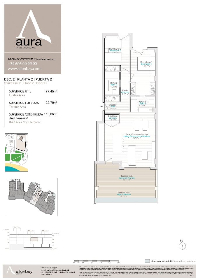 2 soverom Leilighet til salgs i La Villajoyosa / Vila Joiosa med svømmebasseng - € 715 000 (Ref: 7458351)