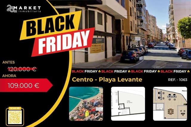 1 bedroom Business for sale in Calas Santiago Bernabéu, Santa Pola - € 109,000 (Ref: 7890068)