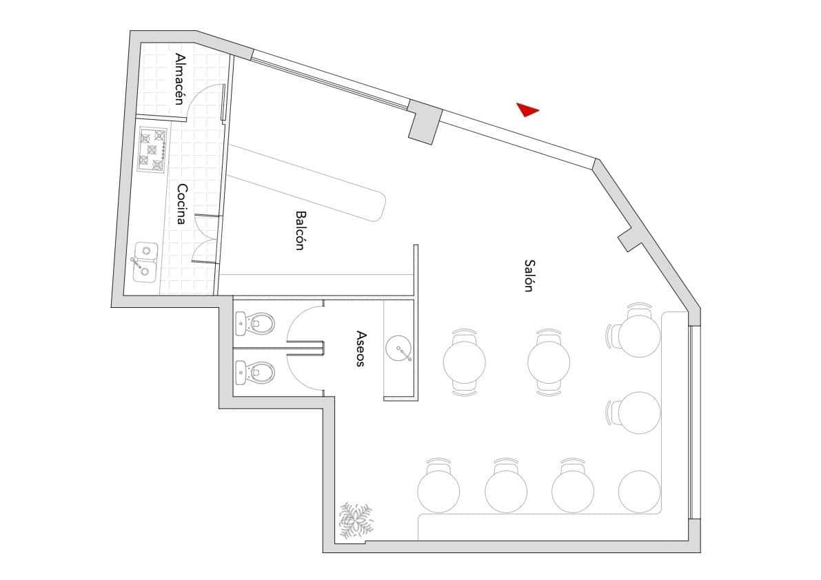 1 camera da letto Azienda in vendita in Santa Pola - 120.000 € (Rif: 7890068)