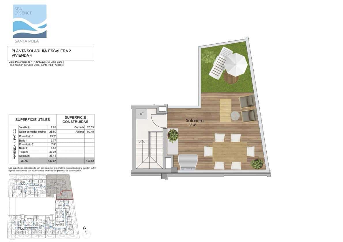 3 bedroom Flat for sale in Santa Pola with garage - € 398,000 (Ref: 8383585)