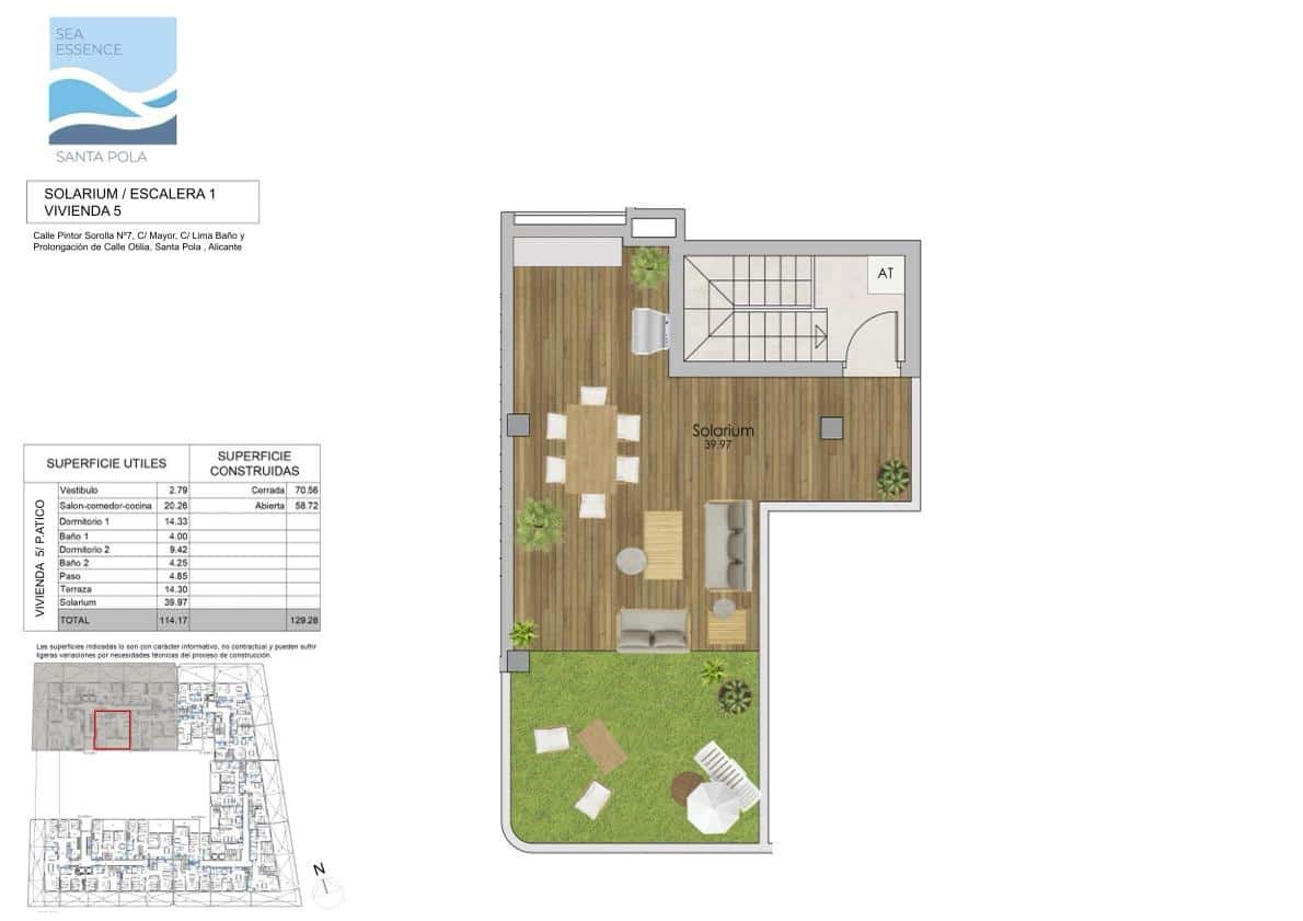 3 bedroom Flat for sale in Santa Pola with garage - € 398,000 (Ref: 8383585)