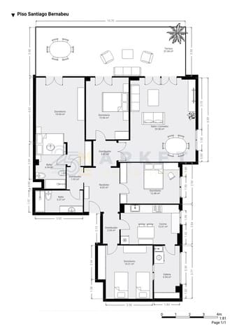 4 bedroom Flat for sale in Calas Santiago Bernabéu, Santa Pola with garage - € 829,000 (Ref: 8670733)