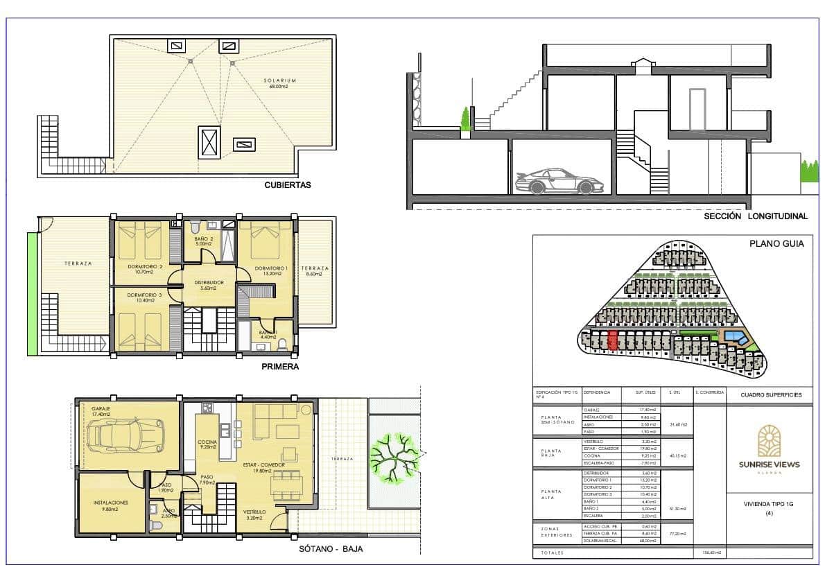 3 bedroom Villa for sale in Monforte del Cid with pool garage - € 315,000 (Ref: 8758615)
