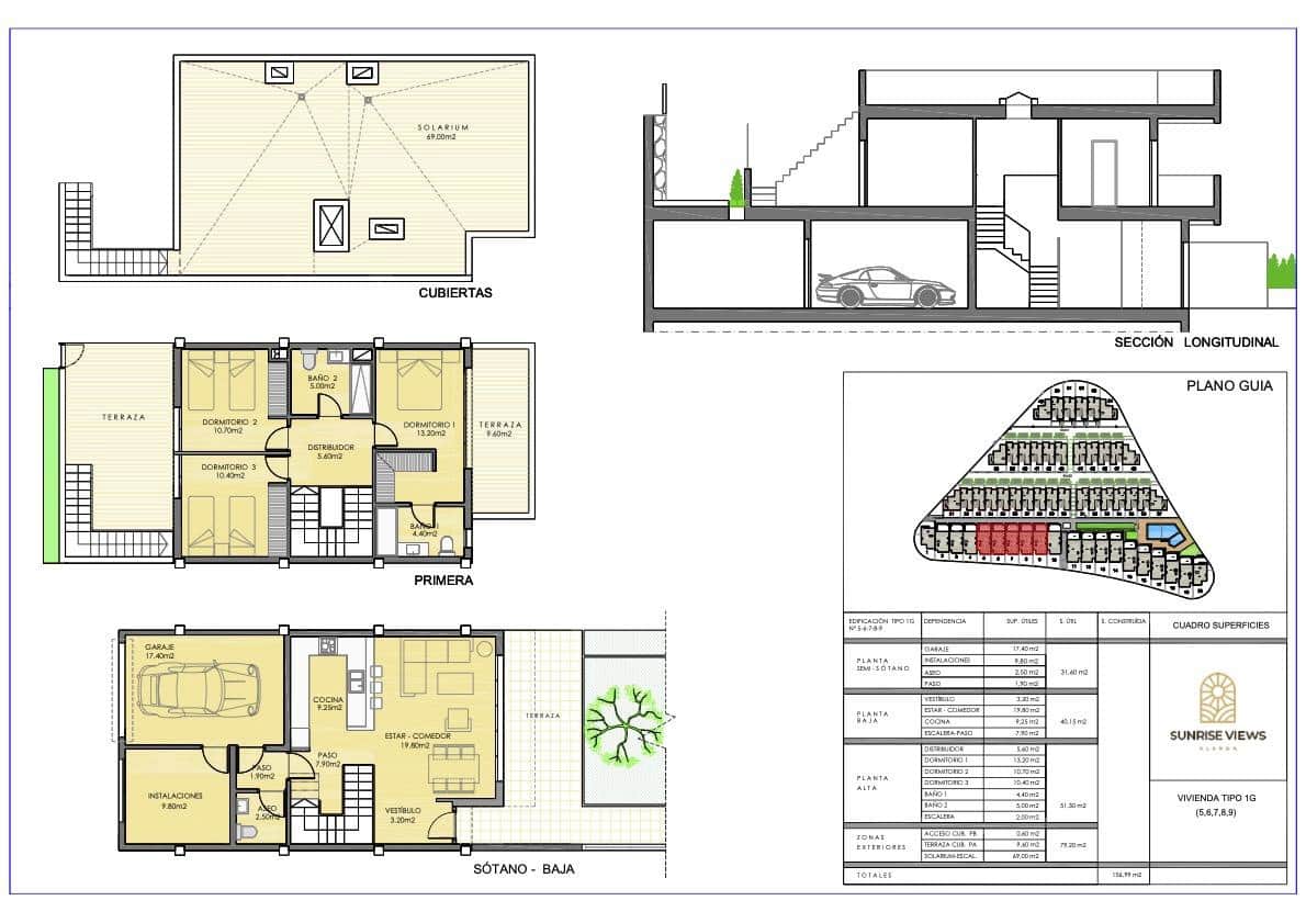 3 bedroom Villa for sale in Monforte del Cid with pool garage - € 315,000 (Ref: 8758615)