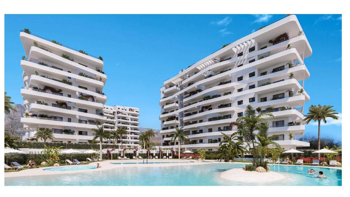 2 makuuhuone Asunto myytävänä paikassa La Villajoyosa / Vila Joiosa mukana uima-altaan 
autotalli - 370 000 € (Ref: 8835255)