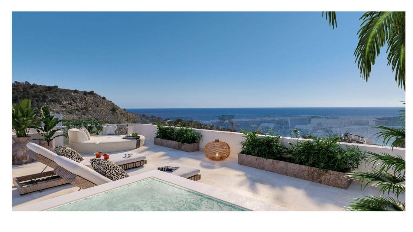 2 makuuhuone Asunto myytävänä paikassa La Villajoyosa / Vila Joiosa mukana uima-altaan 
autotalli - 370 000 € (Ref: 8835255)