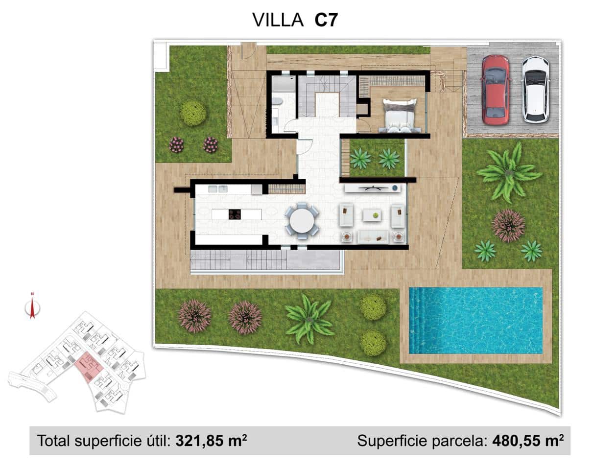 4 quarto Moradia para venda em La Nucia com piscina - 1 150 000 € (Ref: 8845847)
