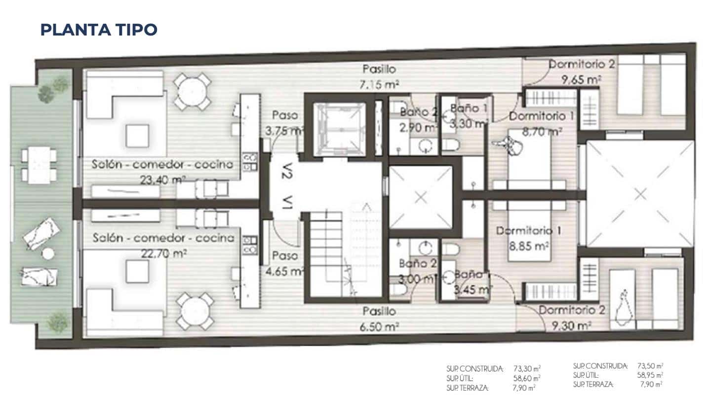 2 soveværelse Lejlighed til salg i Santa Pola - € 219.000 (Ref: 8981044)