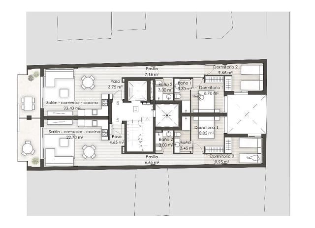 Piso de 2 habitaciones en Centro, Santa Pola en venta - 219.000 € (Ref: 8981044)