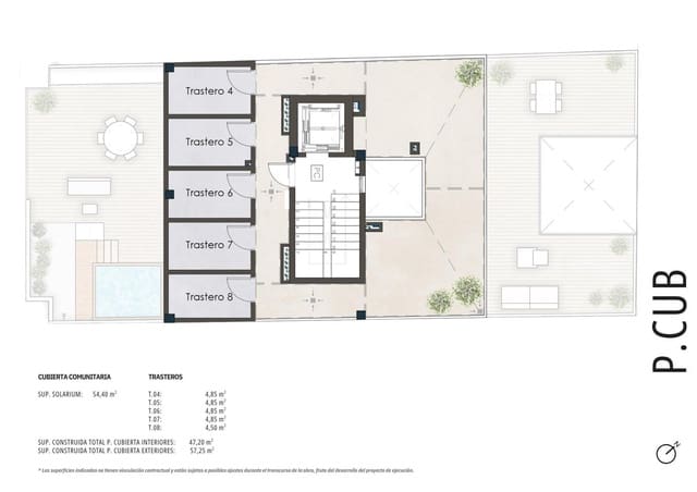 2 slaapkamer Flat te koop in Centro, Santa Pola - € 229.000 (Ref: 8981044)