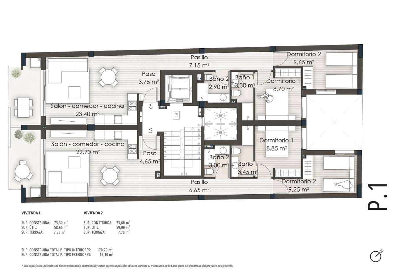 2 bedroom Flat for sale in Santa Pola - € 229,000 (Ref: 8981044)