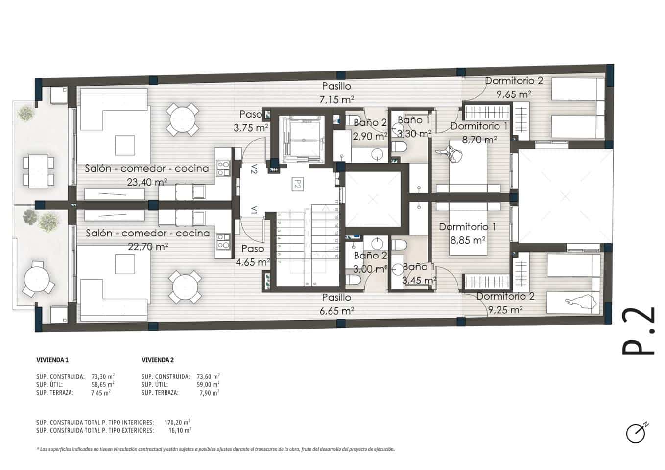 2 bedroom Flat for sale in Santa Pola - € 229,000 (Ref: 8981044)
