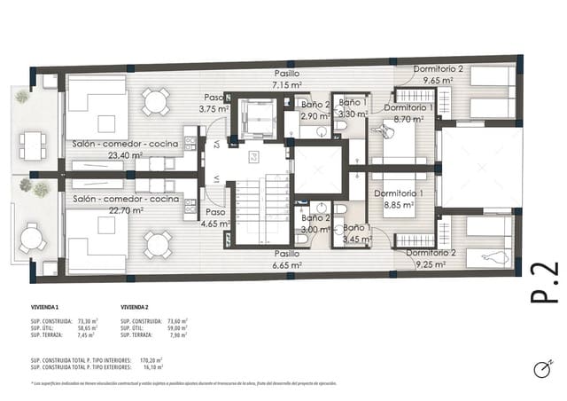 2 slaapkamer Flat te koop in Centro, Santa Pola - € 229.000 (Ref: 8981044)