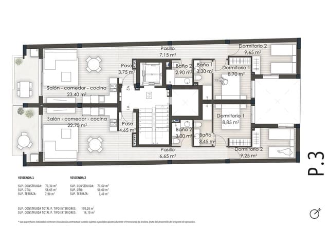 2 slaapkamer Flat te koop in Centro, Santa Pola - € 229.000 (Ref: 8981044)