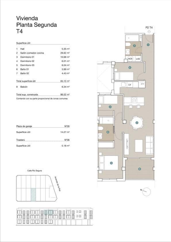 3 quarto Apartamento para venda em Jacarilla com piscina - 158 500 € (Ref: 8989901)