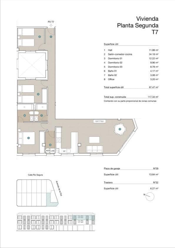 3 quarto Apartamento para venda em Jacarilla com piscina - 158 500 € (Ref: 8989901)